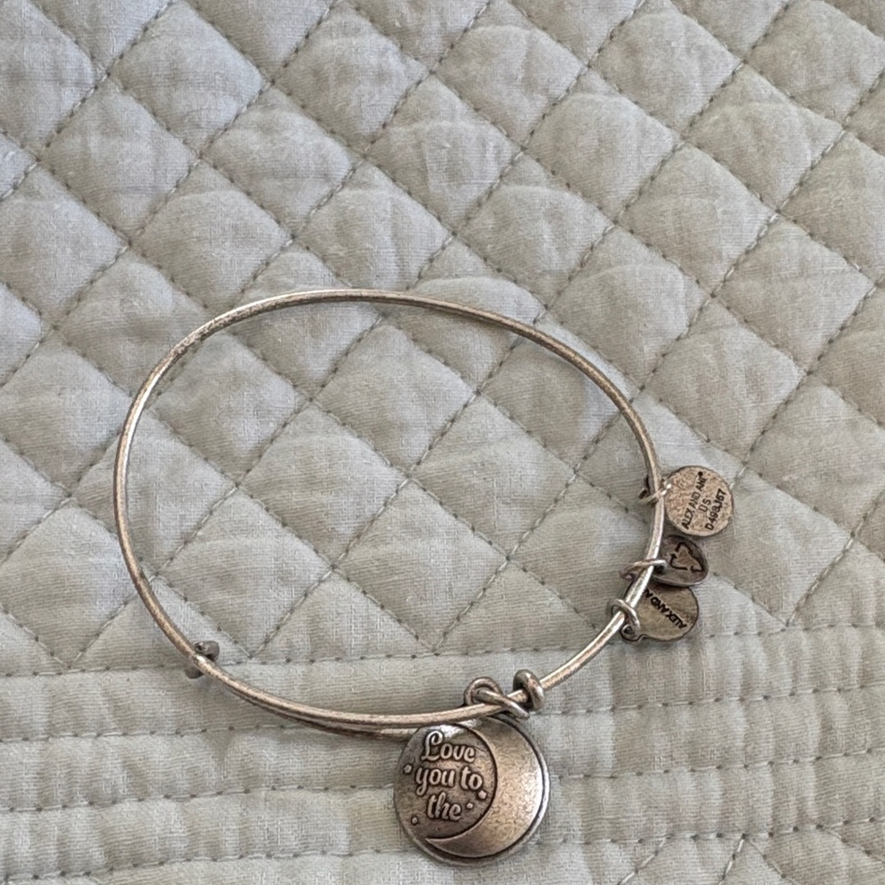 Alex and Ani Silver Charm Bracelet